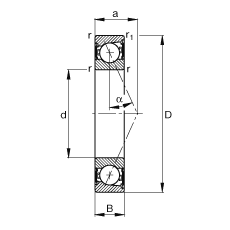 SS B7208-E-2RSD-T-P4S, {(dio)(ji)Ɍ(du)b|  = 25㣬ɂ(c)ܷǽ|ƹ