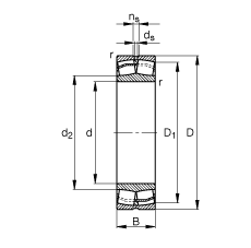 {ĝLS 22210-E1, (j) DIN 635-2 ˜ʵҪߴ