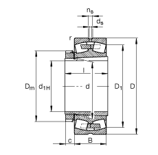 {(dio)ĝLS 22334-K-MB + H2334, (j) DIN 635-2 (bio)(zhn)Ҫߴ, F׺;o